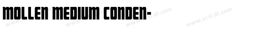 Mollen Medium Conden字体转换 Mollen Medium Conden字体转换
